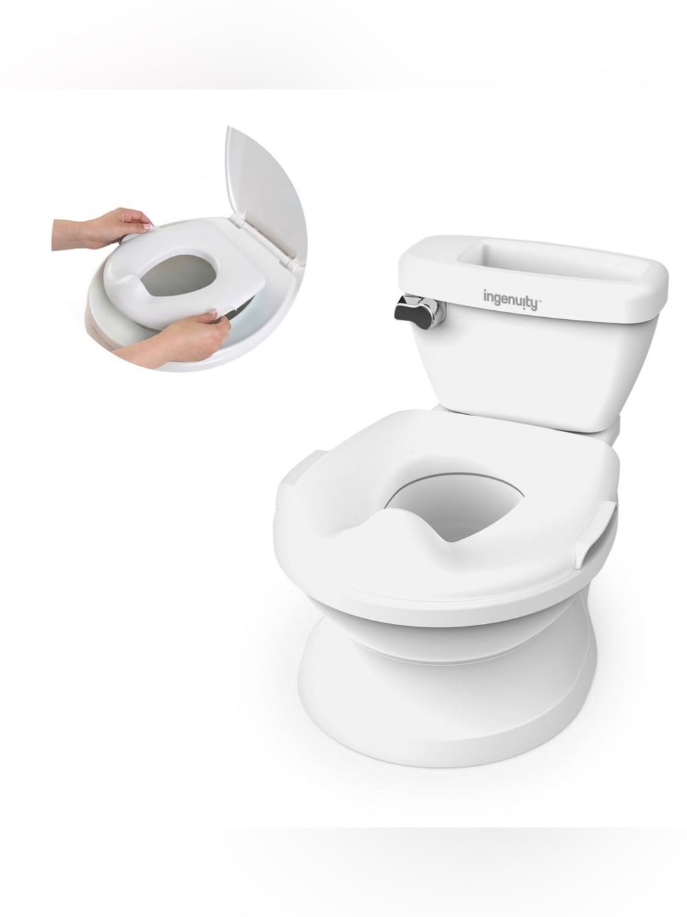 Ingenuity White Potty Training Seat